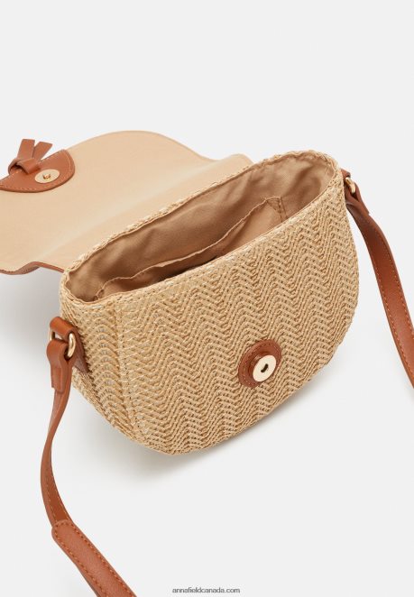 Anna Field Women Across Body Bag Beige/Cognac H42J4Z2517