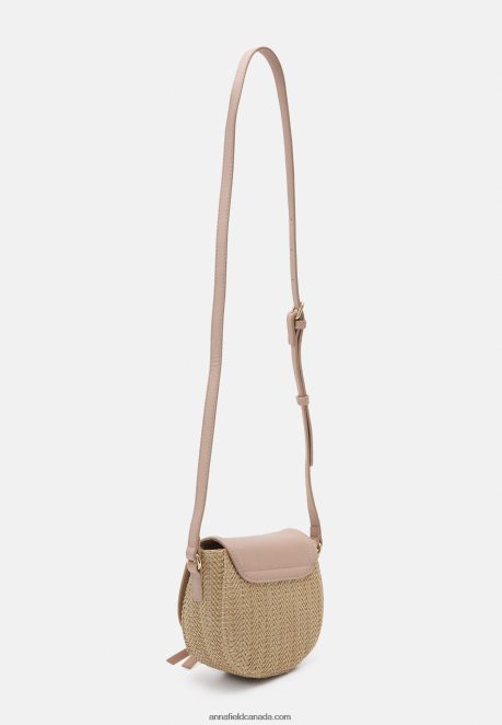 Anna Field Women Across Body Bag Beige/Pink H42J4Z2503