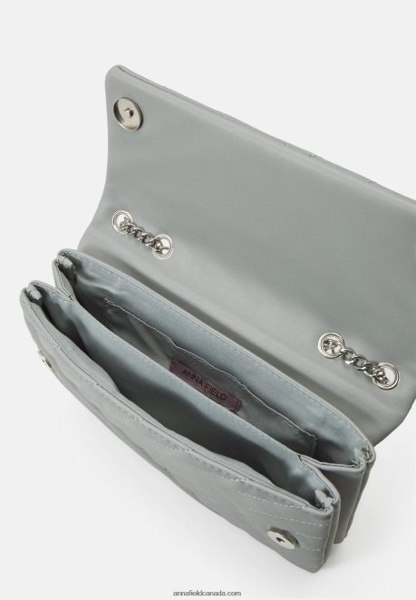 Anna Field Women Across Body Bag Blue Grey H42J4Z2553