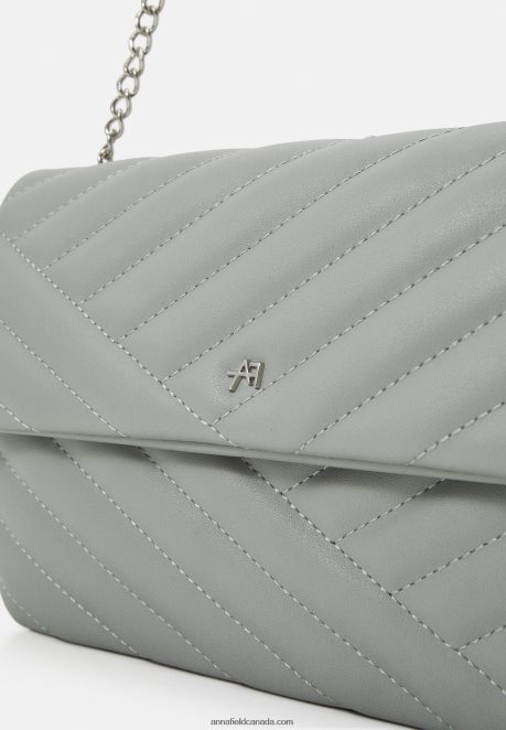 Anna Field Women Across Body Bag Blue Grey H42J4Z2553