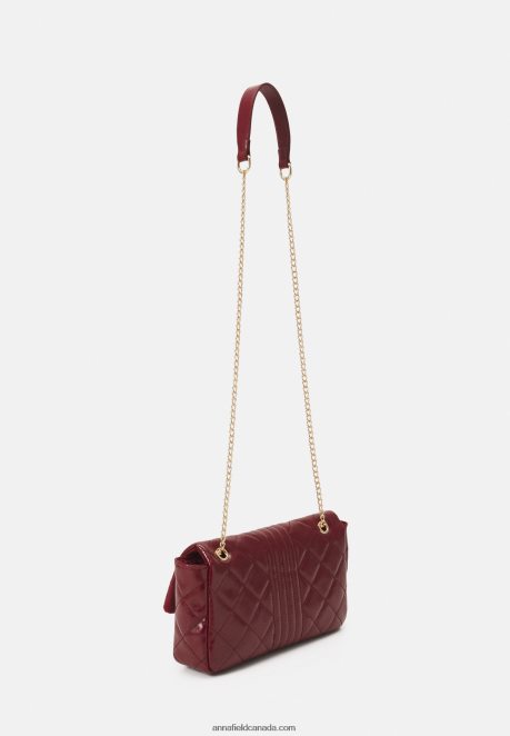 Anna Field Women Across Body Bag Bordeaux H42J4Z2505