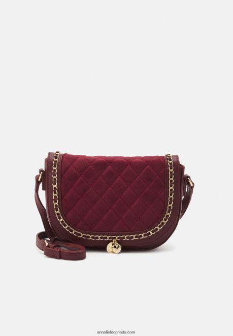 Anna Field Women Across Body Bag Bordeaux H42J4Z2531