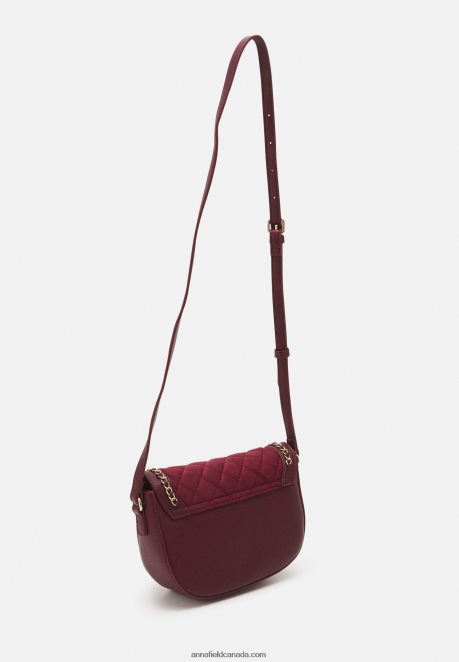 Anna Field Women Across Body Bag Bordeaux H42J4Z2531