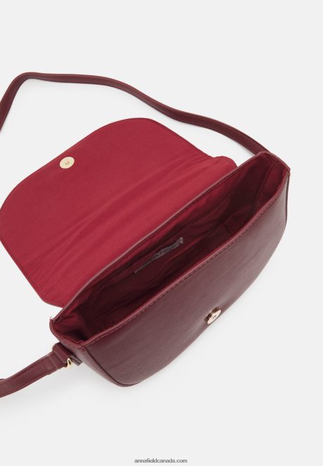 Anna Field Women Across Body Bag Bordeaux H42J4Z2531