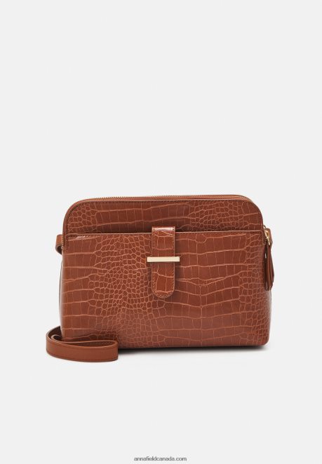 Anna Field Women Across Body Bag Cognac H42J4Z2497