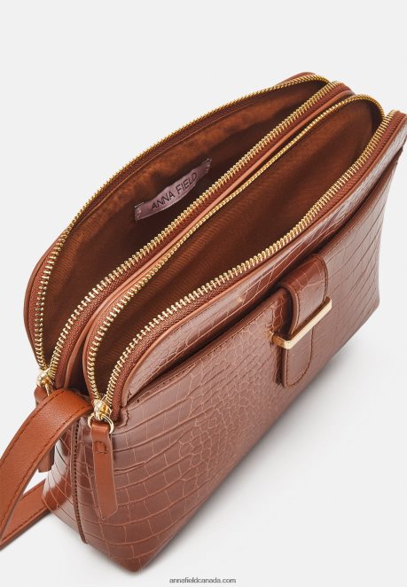 Anna Field Women Across Body Bag Cognac H42J4Z2497