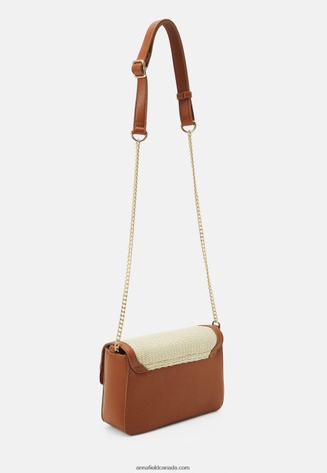 Anna Field Women Across Body Bag Cognac H42J4Z2498