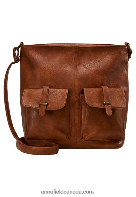 Anna Field Women Across Body Bag Cognac H42J4Z2502