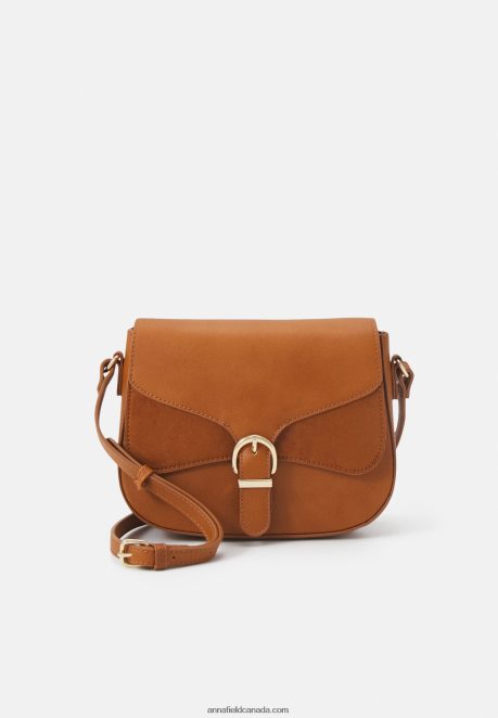 Anna Field Women Across Body Bag Cognac H42J4Z2504
