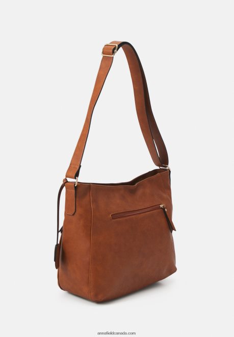 Anna Field Women Across Body Bag Cognac H42J4Z2558