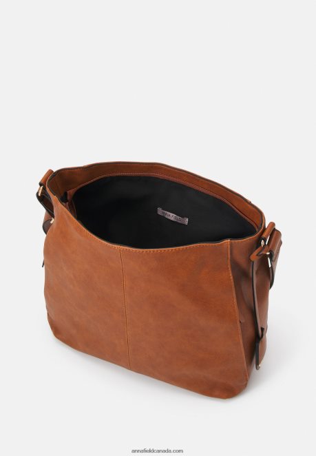 Anna Field Women Across Body Bag Cognac H42J4Z2558
