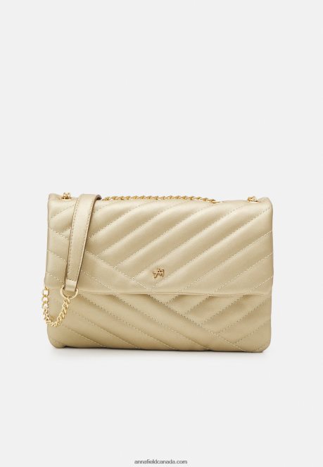 Anna Field Women Across Body Bag Gold-Coloured H42J4Z2513