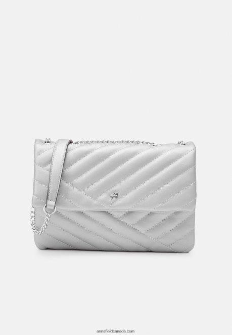 Anna Field Women Across Body Bag Silver-Coloured H42J4Z2551