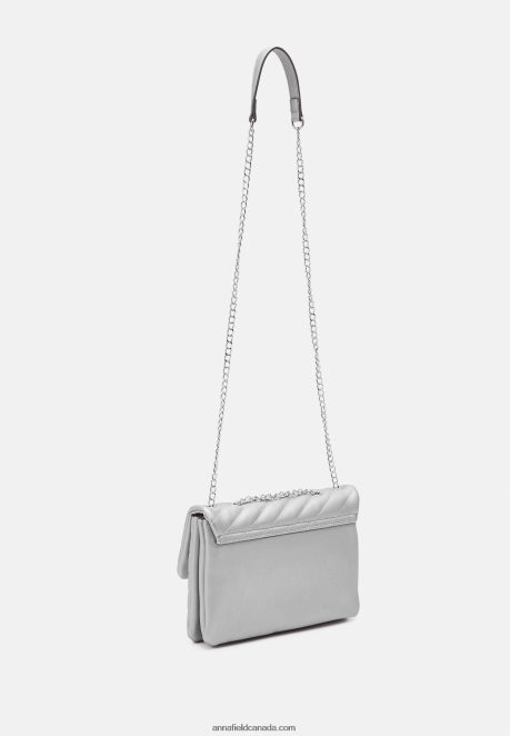 Anna Field Women Across Body Bag Silver-Coloured H42J4Z2551