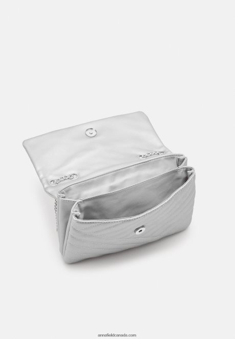 Anna Field Women Across Body Bag Silver-Coloured H42J4Z2551