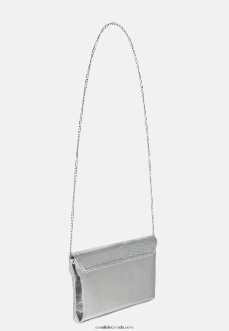 Anna Field Women Clutch 104 Silver H42J4Z2429