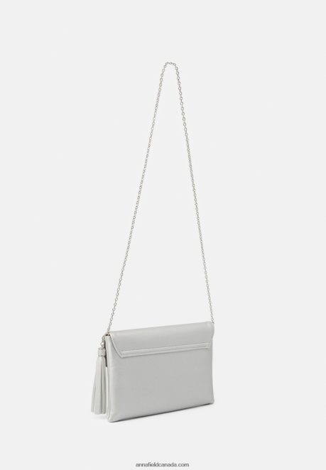 Anna Field Women Clutch 971 Silver-Coloured H42J4Z2444