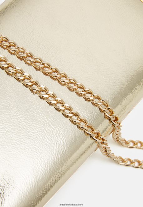 Anna Field Women Clutch Gold-Coloured H42J4Z2416