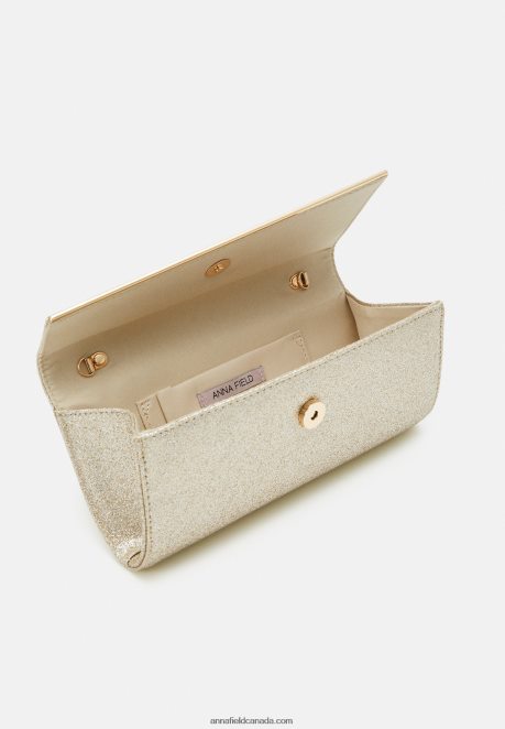 Anna Field Women Clutch Gold-Coloured H42J4Z2424
