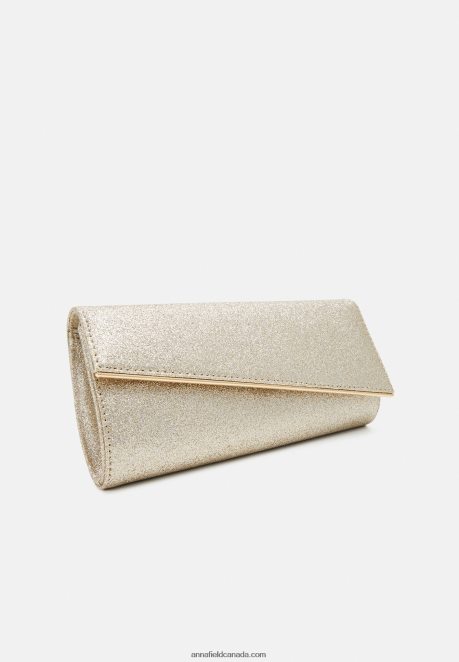 Anna Field Women Clutch Gold-Coloured H42J4Z2424