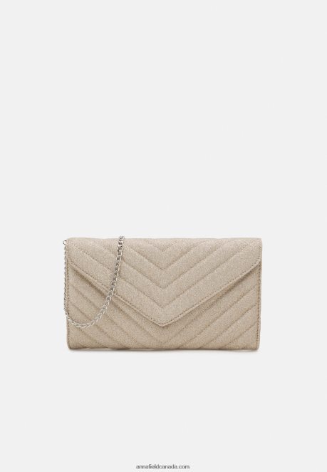 Anna Field Women Clutch Gold-Coloured H42J4Z2427