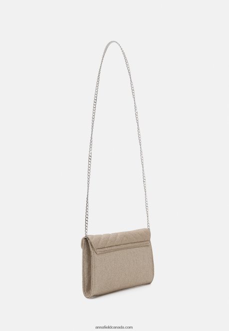 Anna Field Women Clutch Gold-Coloured H42J4Z2427