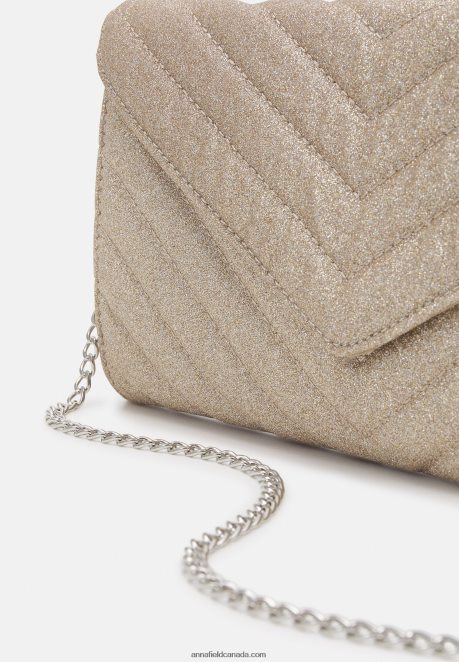 Anna Field Women Clutch Gold-Coloured H42J4Z2427
