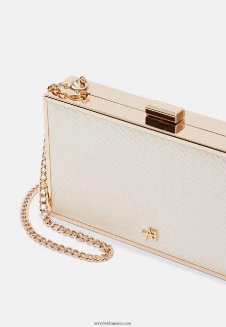 Anna Field Women Clutch Gold-Coloured H42J4Z2430