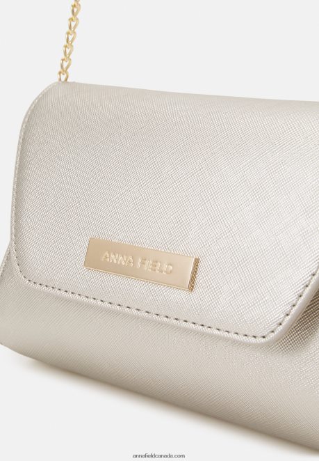 Anna Field Women Clutch Gold-Coloured H42J4Z2447