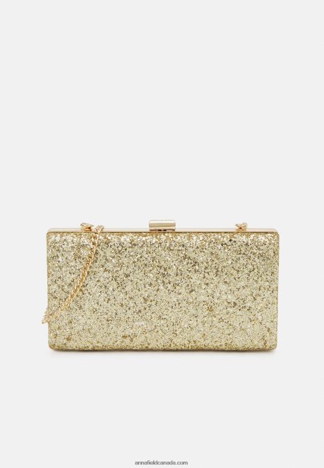 Anna Field Women Clutch Gold-Coloured H42J4Z2459