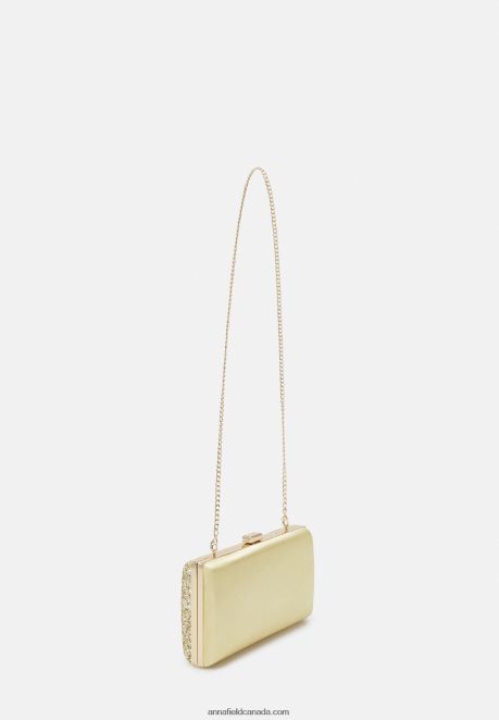 Anna Field Women Clutch Gold-Coloured H42J4Z2459