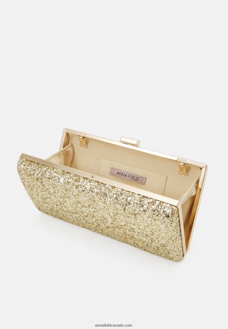 Anna Field Women Clutch Gold-Coloured H42J4Z2459