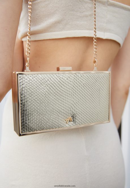 Anna Field Women Clutch Gold H42J4Z2440
