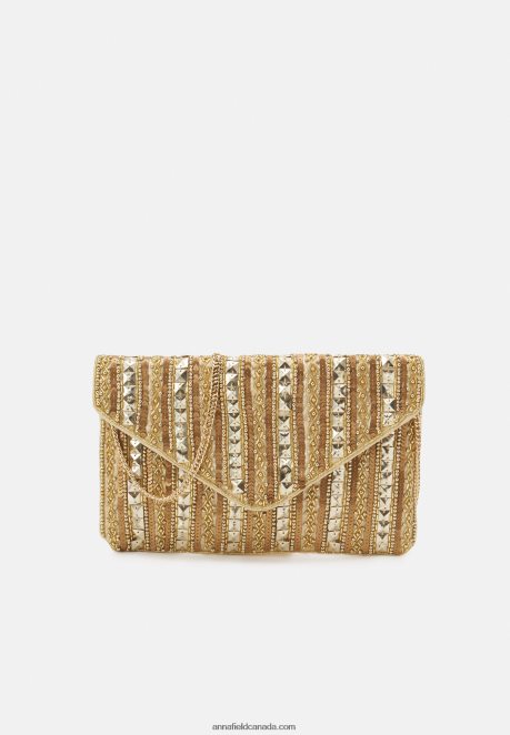 Anna Field Women Clutch Gold H42J4Z2442
