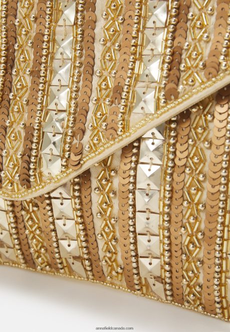Anna Field Women Clutch Gold H42J4Z2442