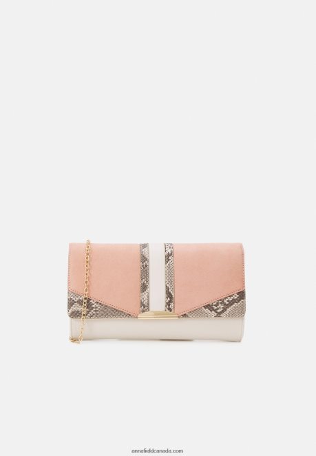 Anna Field Women Clutch Offwhite/Pink H42J4Z2443
