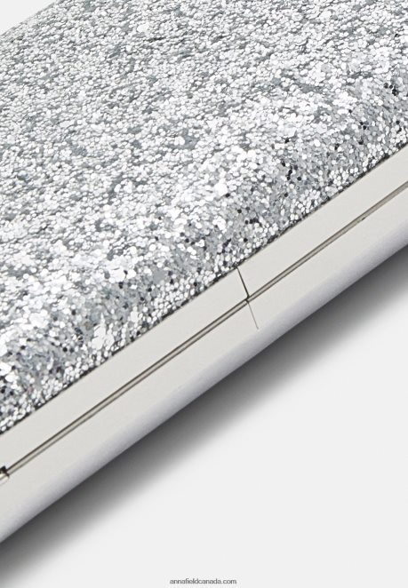 Anna Field Women Clutch Silver H42J4Z2404