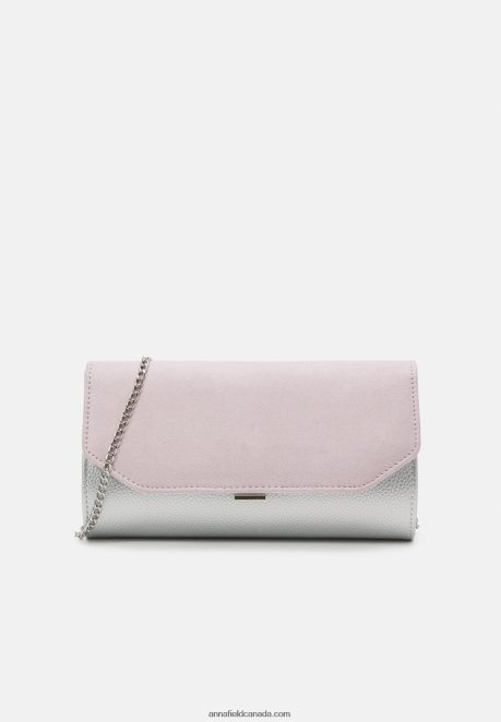 Anna Field Women Clutch Silver H42J4Z2441