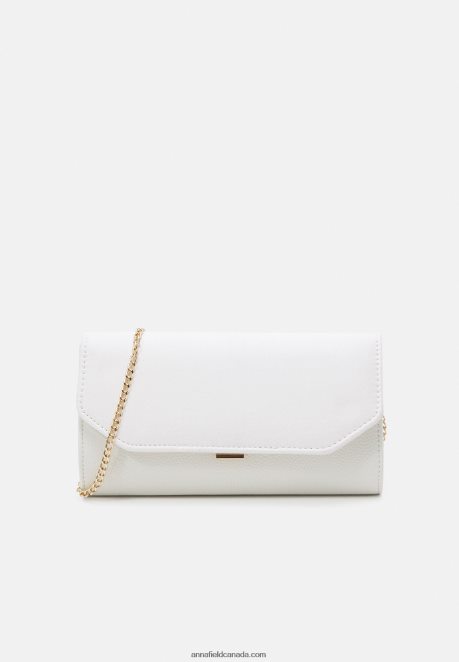 Anna Field Women Clutch White H42J4Z2397