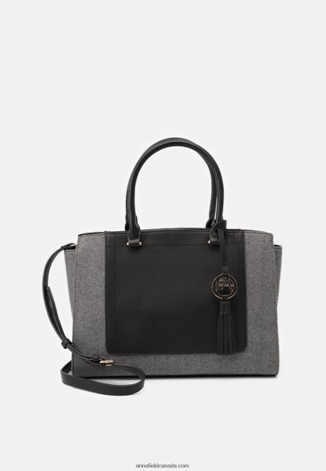 Anna Field Women Handbag 102 Grey H42J4Z2309