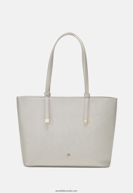 Anna Field Women Handbag Silver-Coloured H42J4Z2351