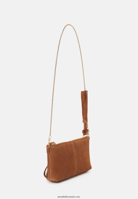 Anna Field Women Leather Clutch Cognac H42J4Z2438