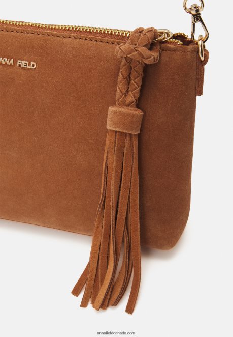 Anna Field Women Leather Clutch Cognac H42J4Z2438