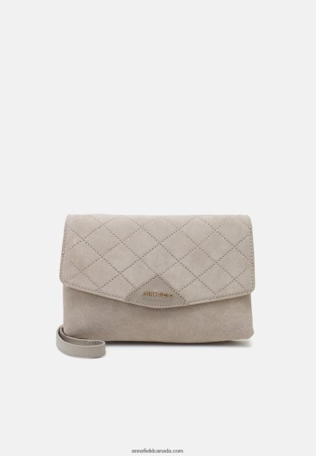 Anna Field Women Leather Clutch Taupe H42J4Z2401