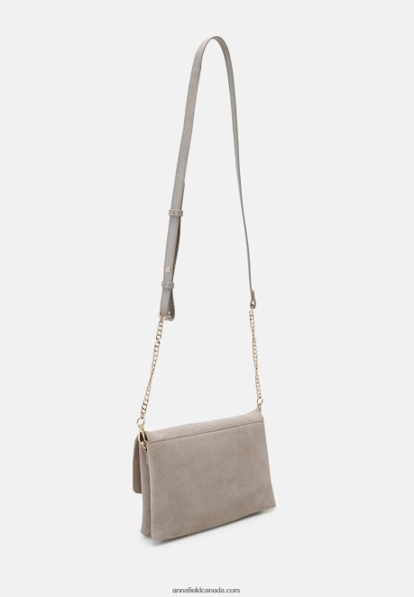 Anna Field Women Leather Clutch Taupe H42J4Z2401