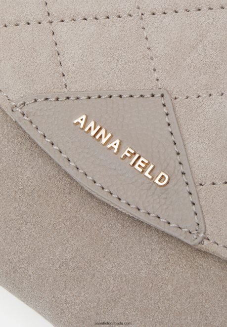 Anna Field Women Leather Clutch Taupe H42J4Z2401