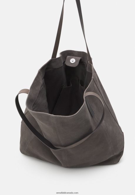 Anna Field Women Leather Handbag Anthracite H42J4Z2303