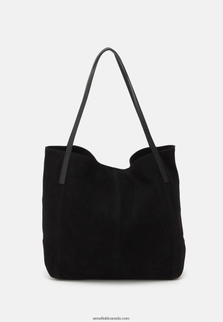 Anna Field Women Leather Handbag Black H42J4Z2349