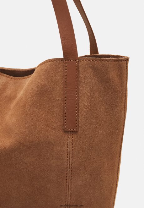 Anna Field Women Leather Handbag Cognac H42J4Z2293