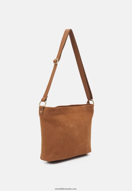 Anna Field Women Leather Handbag Cognac H42J4Z2344